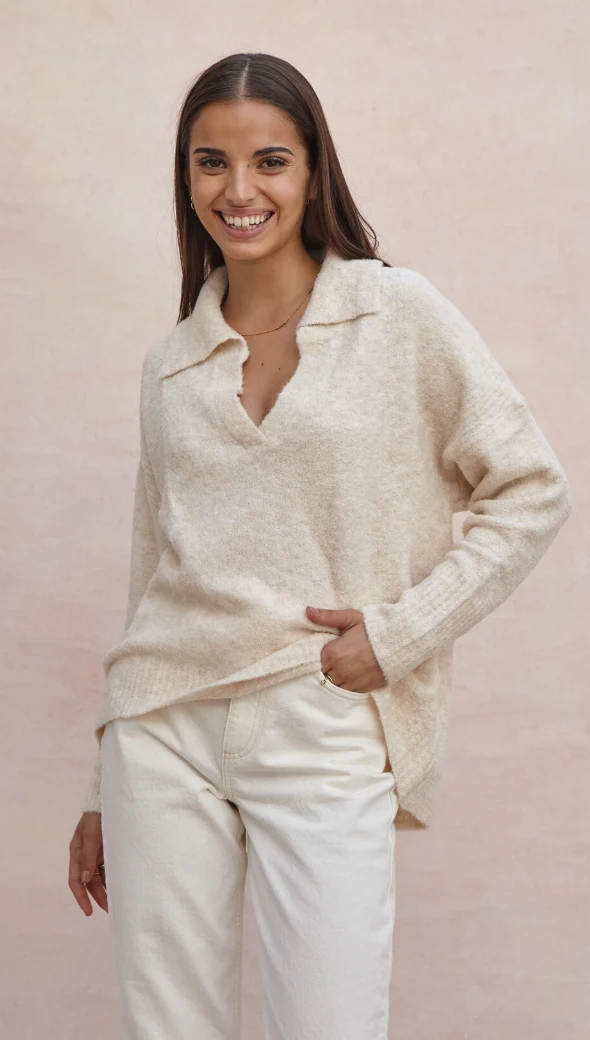 Veronika Sweater - Ivory - Image 4