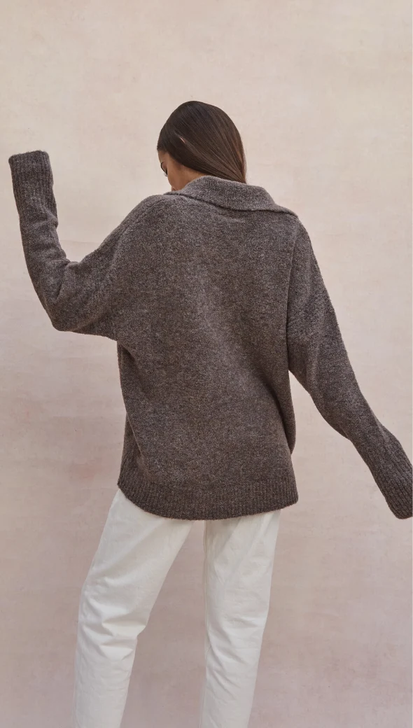 Veronika Sweater - Taupe - Image 6